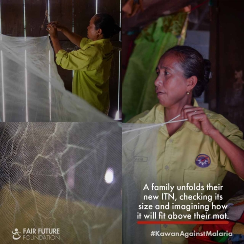 Malaria prevention education Pahomba