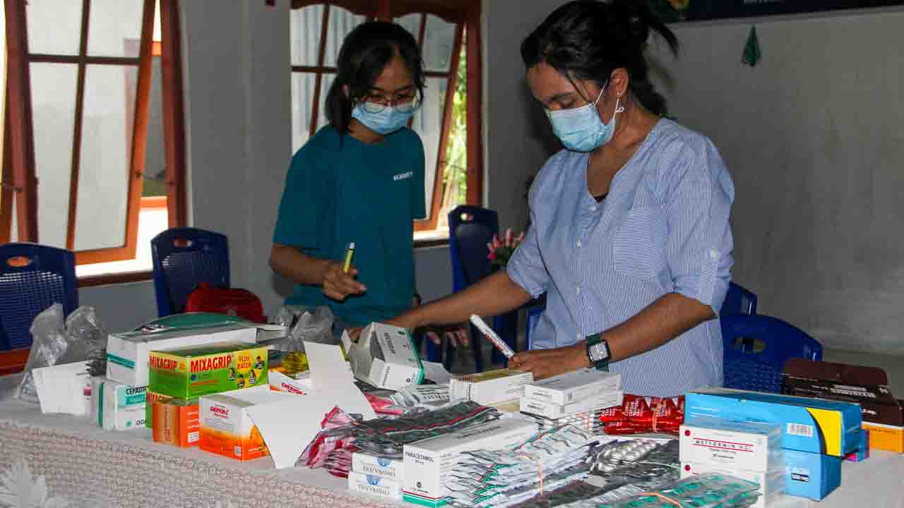 Primary Medical Care in Ultra-Rural Eastern Indonesia Primary medical care activities in ultra-rural Eastern Indonesia showing consultations, triage, treatment, medicines, and community health support