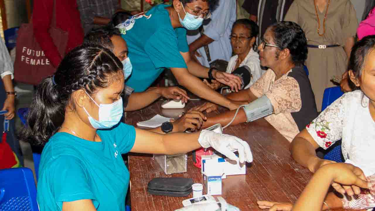 Primary Medical Care in Ultra-Rural Eastern Indonesia Primary medical care activities in ultra-rural Eastern Indonesia showing consultations, triage, treatment, medicines, and community health support