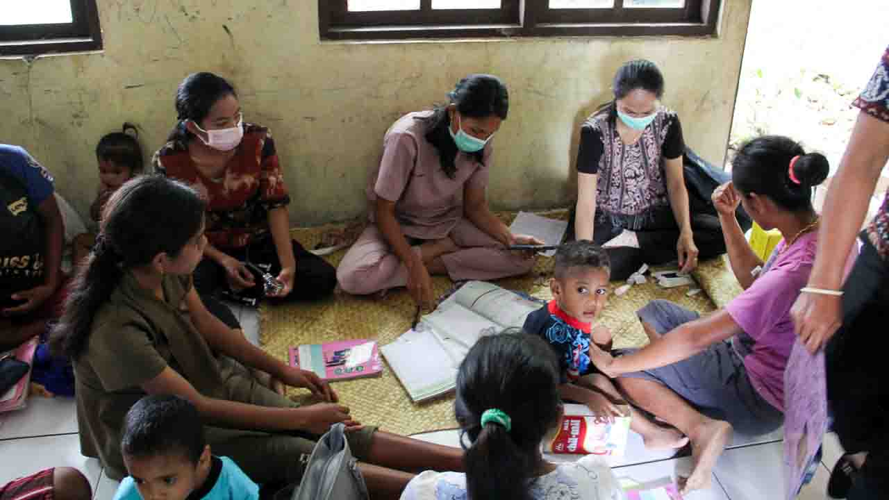 Primary Medical Care in Ultra-Rural Eastern Indonesia Primary medical care activities in ultra-rural Eastern Indonesia showing consultations, triage, treatment, medicines, and community health support