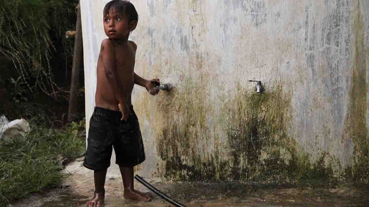 Leptospirosis Exposure in Rural East Indonesia Gallery of rural East Indonesia showing unsafe water, mud, barefoot exposure, and environmental leptospirosis risk