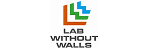 Lab Without Walls logo with a multicolored geometric shape above the words 'LAB WITHOUT WALLS'.