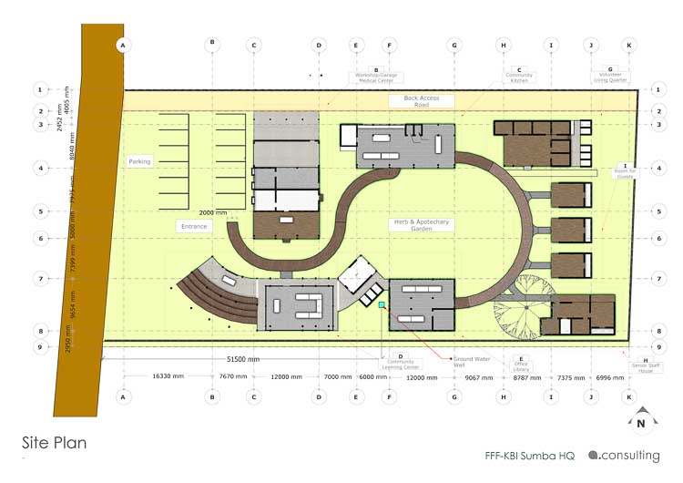 Rumah Kambera 2.0 Site Plan for Fair Future’s Socio-Medical Center