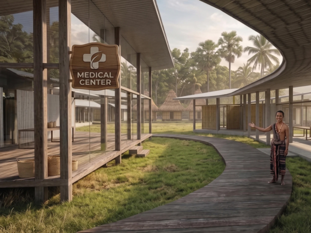 Rumah Kambera 2.0 Socio-Medical Centre &ndash; Architectural Renderings
