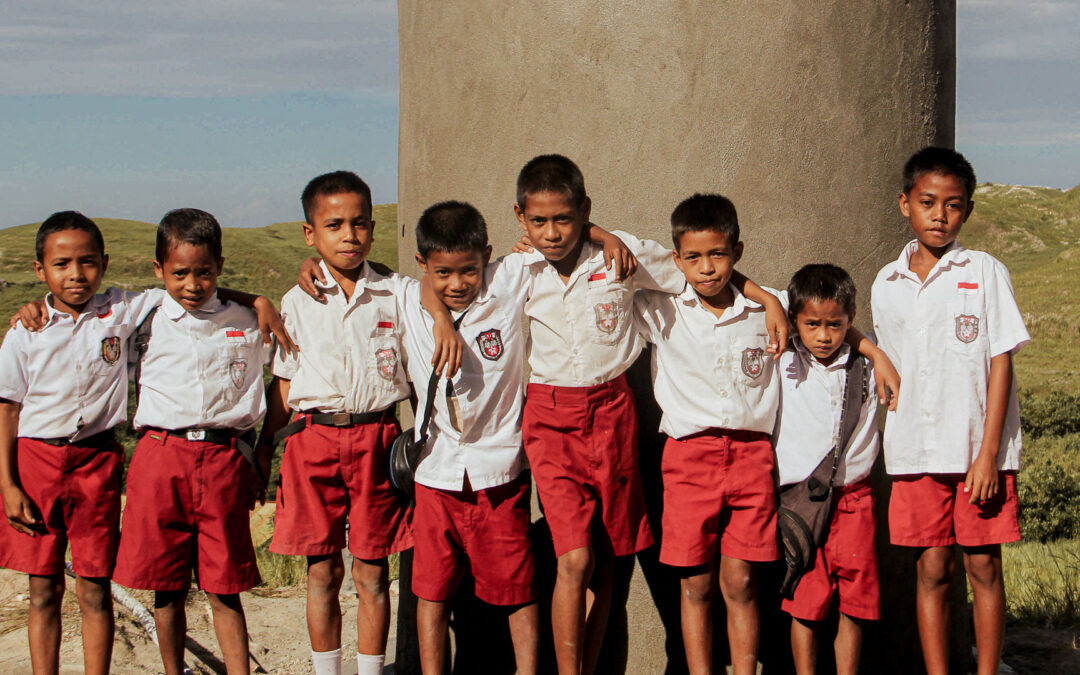 Eight Children, a New Reservoir and Water for Schoolchildren in East Sumba