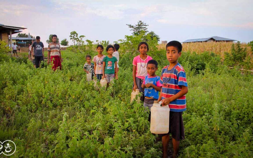 Clean water in East Sumba It is extremely difficult to find like here in the village of Lukukamaru