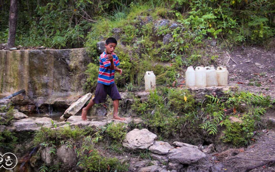 Clean water in East Sumba It is extremely difficult to find like here in the village of Lukukamaru