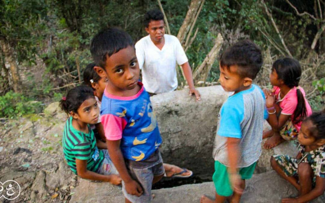 Clean water in East Sumba It is extremely difficult to find like here in the village of Lukukamaru