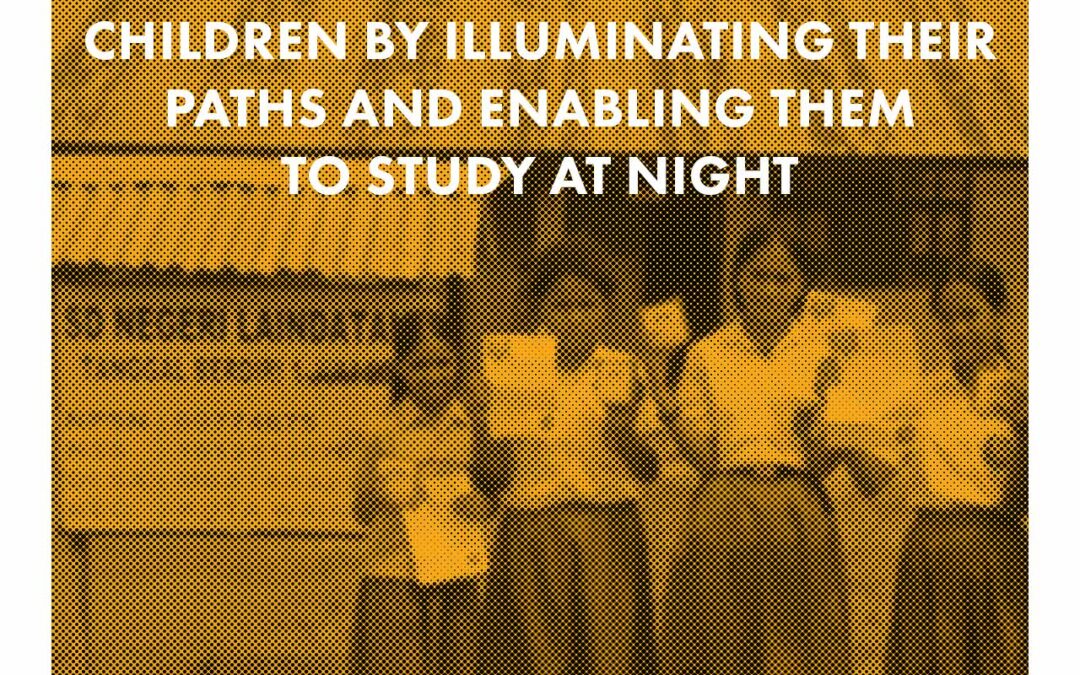 Distribution of SolarBuddy lamps for the 78 schoolchildren of Laindatang