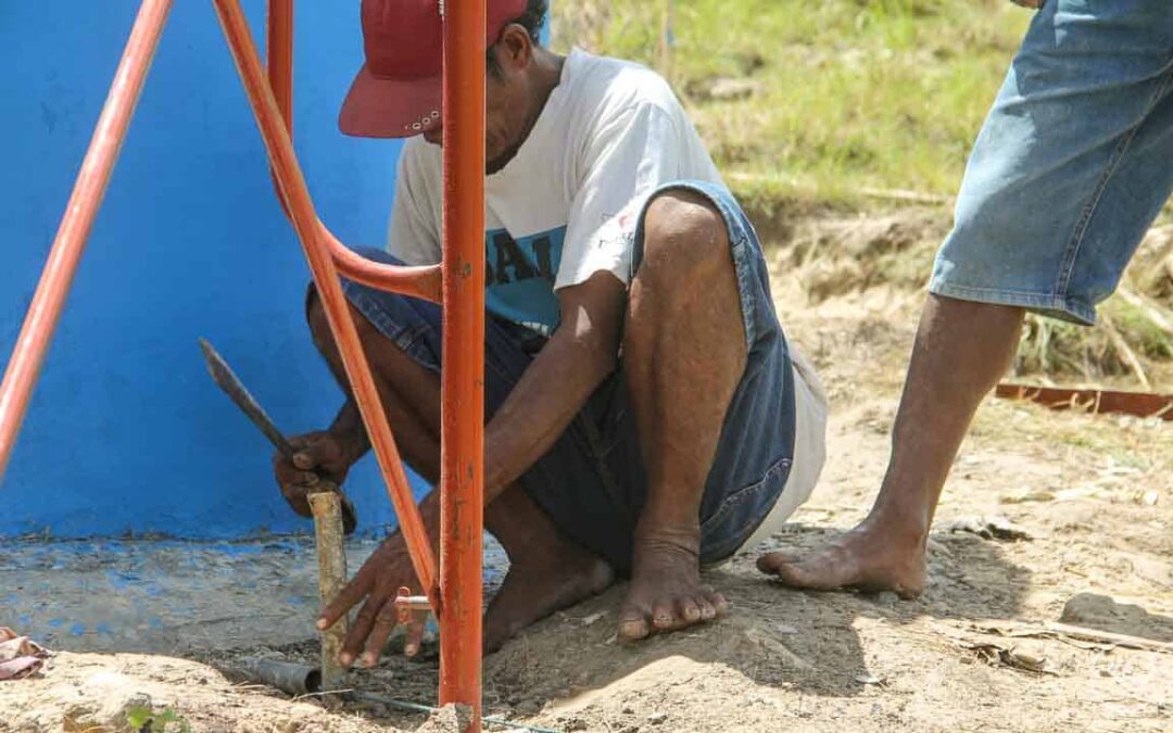 First three weeks of work on the Water Connections Laindatang 2024 project site phases 2 and 3