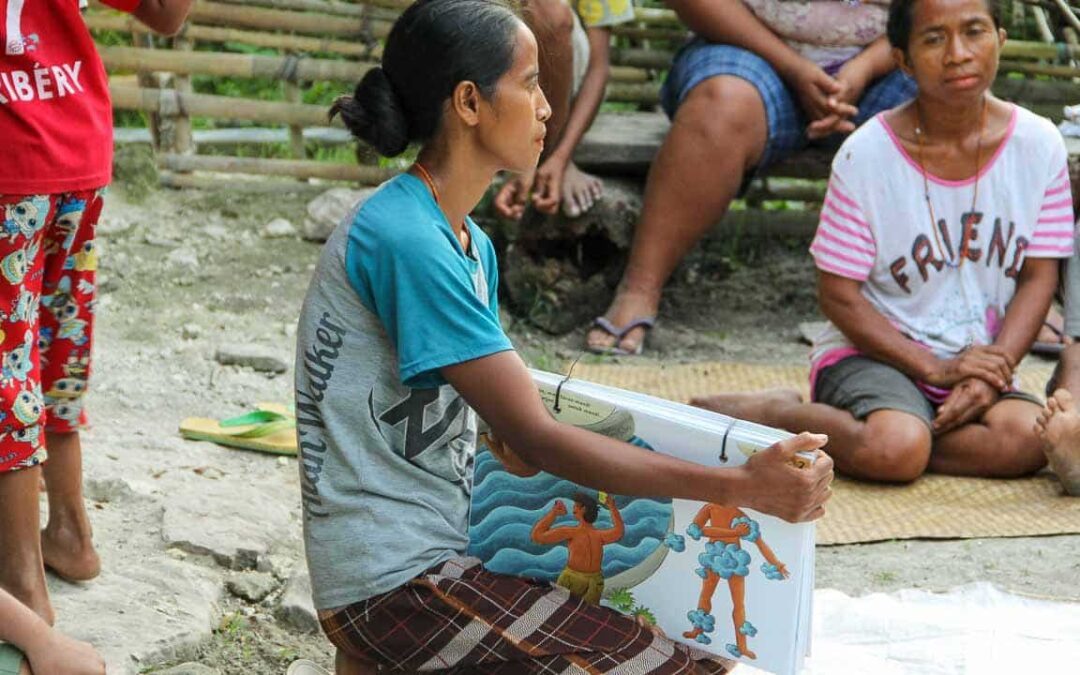 Learning together how to live healthier in East Sumba