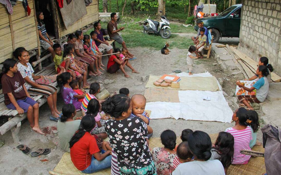 Learning together how to live healthier in East Sumba