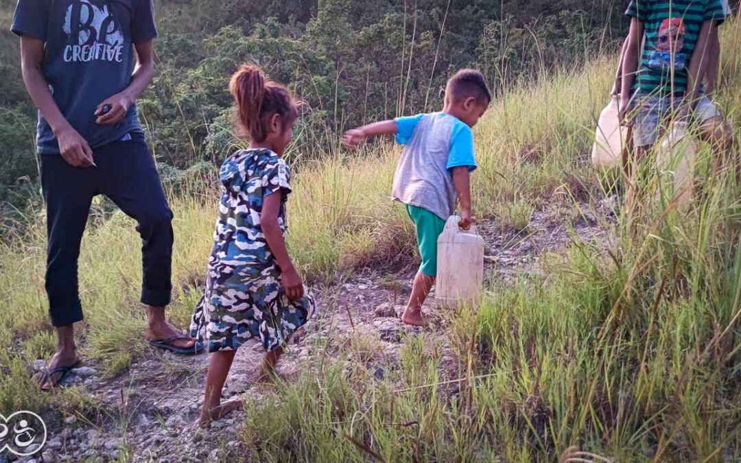 Clean water in East Sumba It is extremely difficult to find like here in the village of Lukukamaru