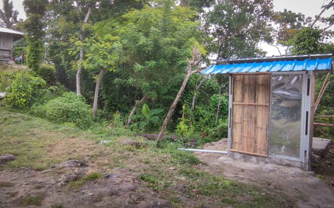 Clean water tanks and healthy sanitation facilities Examples of constructions we are building in the poorest villages in Indonesia