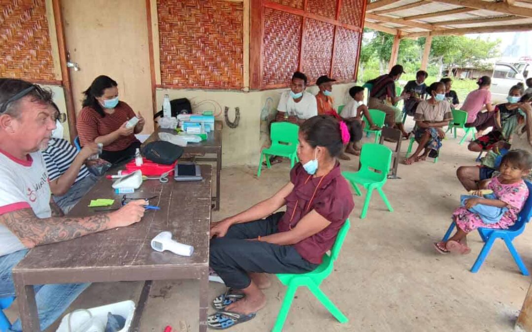 Evaluation of health workers in the primary medical care program in the village of Mbatapuhu