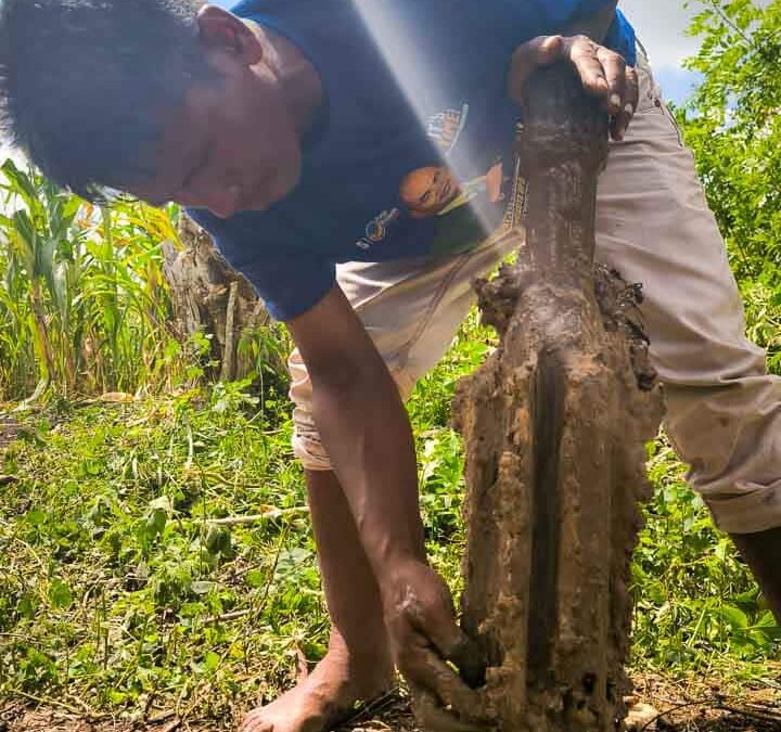 Deep weell drilling in Laindatang