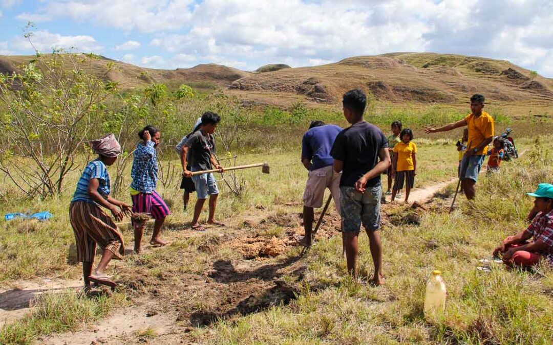 Repair of access to Laindatang village