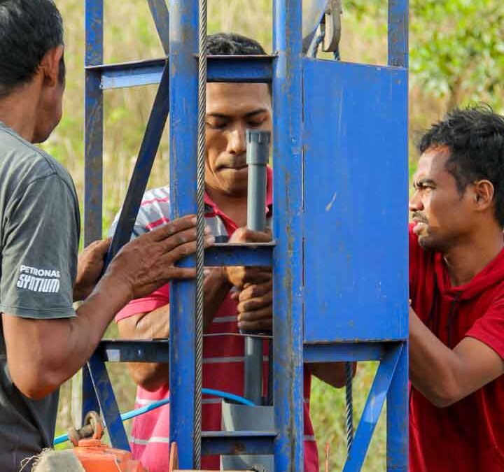 Phase 3 of Laindatang Water Connections Testing New Wells After Months of Drilling