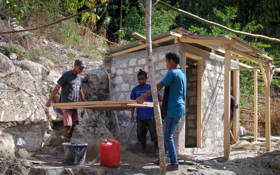 Procedure for the construction of sanitary facilities in MbinuDita – East Sumba