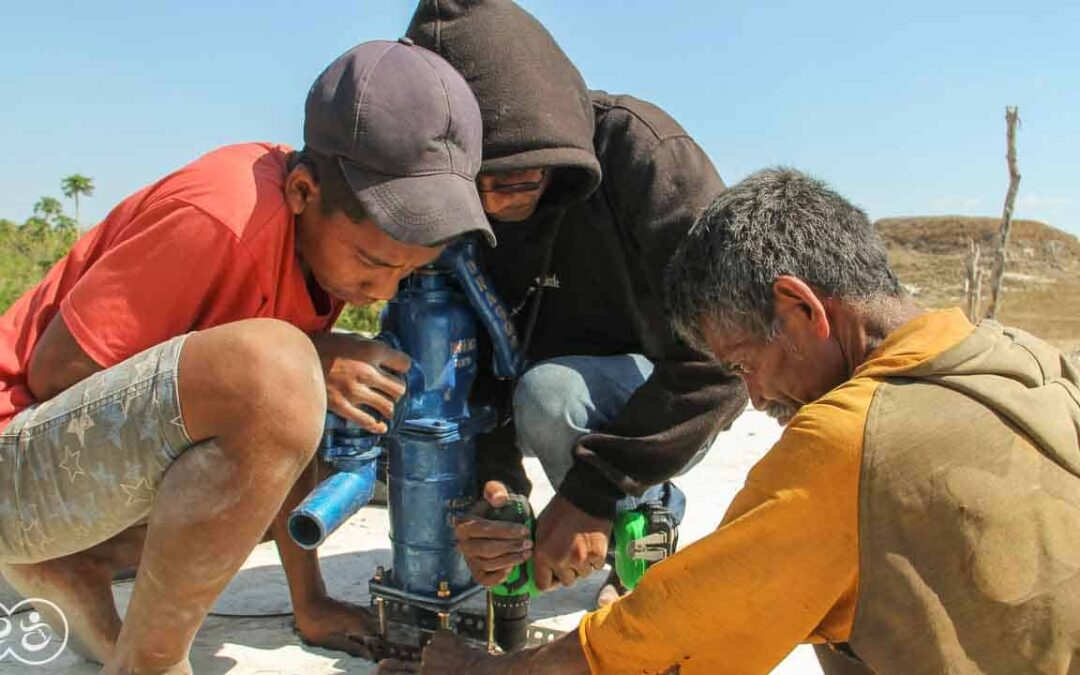 Laindatang WaterConnections – Installation of Dragons pumps on the two new reservoirs