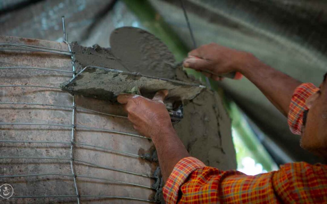 Water Connections Mbinudita – Manufacture of a 6000 liter ferro-cement reservoir