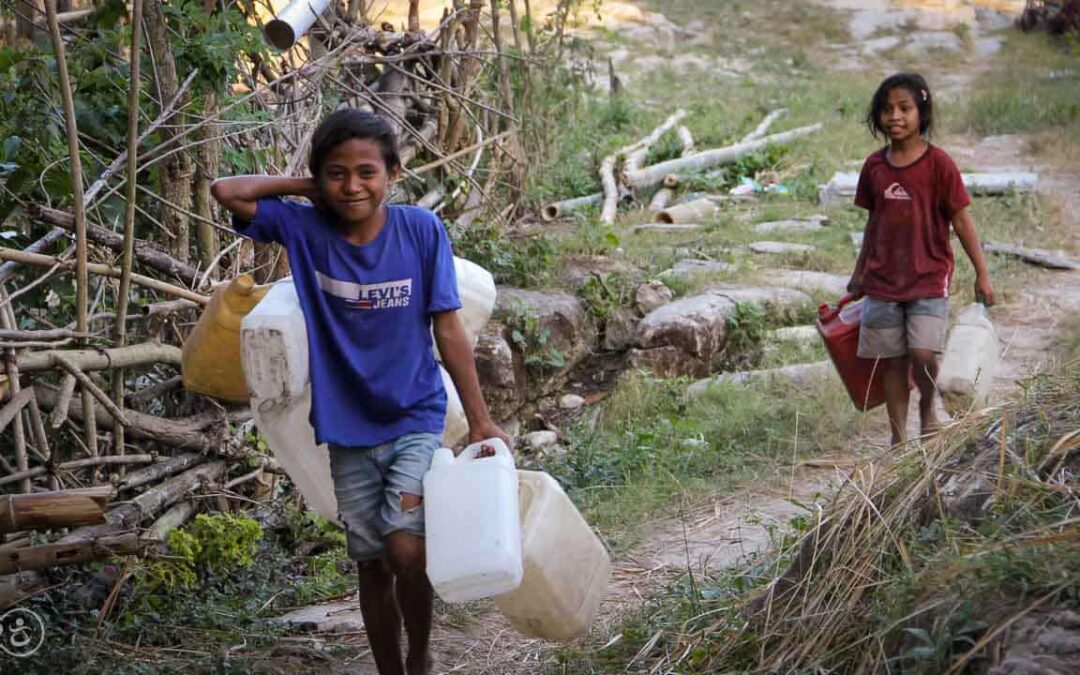 Process for manufacturing healthy sanitary facilities, in Mbinu Dita, Sumba Timur