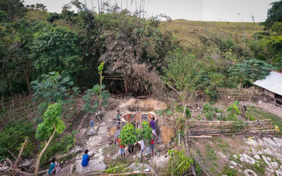 Process for manufacturing healthy sanitary facilities, in Mbinu Dita, Sumba Timur