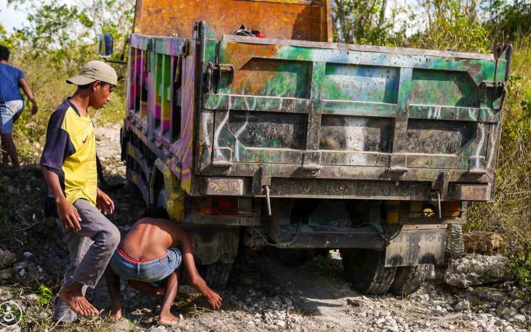 Repair of access to Laindatang village