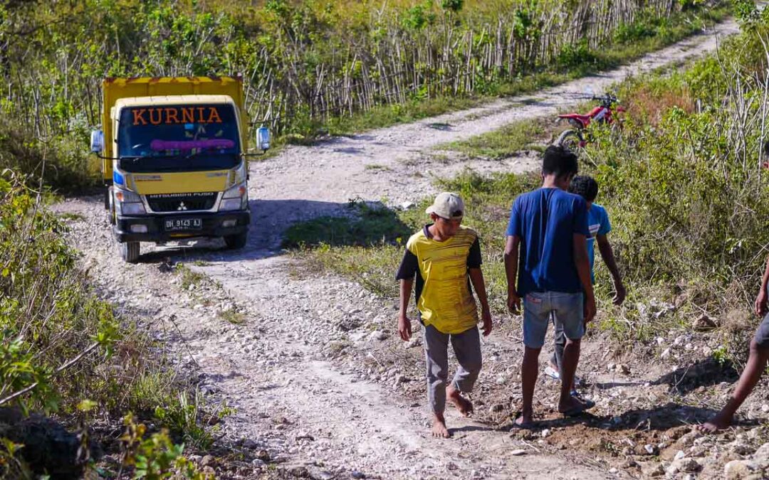 Repair of access to Laindatang village