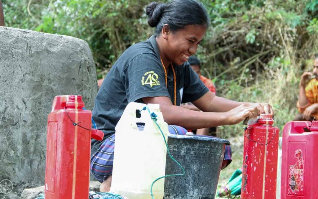 What are the benefits of having access to safe water here?