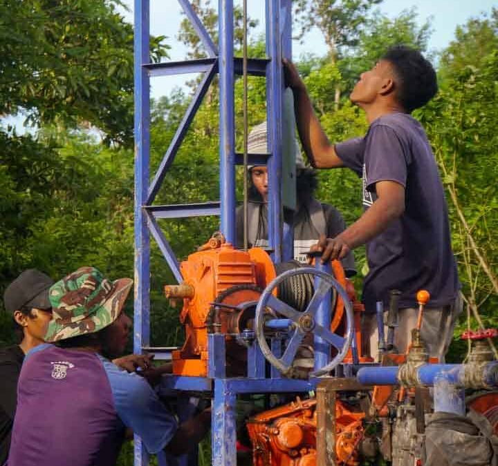 We are taking the 6-ton drill to the Laindatang site