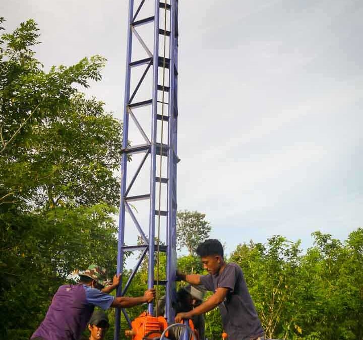 We are taking the 6-ton drill to the Laindatang site