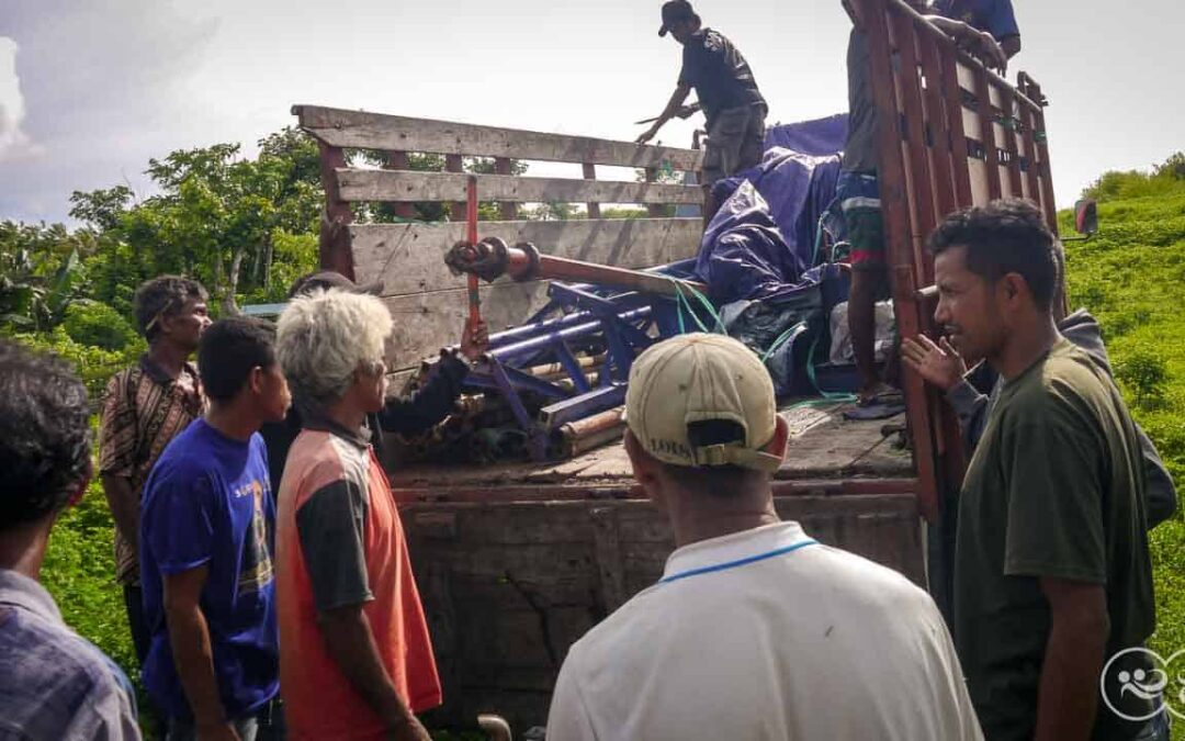 We are taking the 6-ton drill to the Laindatang site