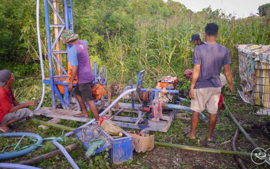 We are taking the 6-ton drill to the Laindatang site