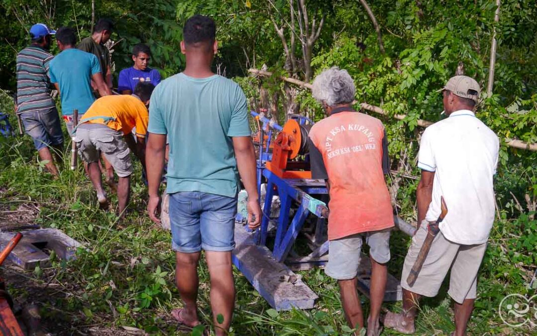 We are taking the 6-ton drill to the Laindatang site