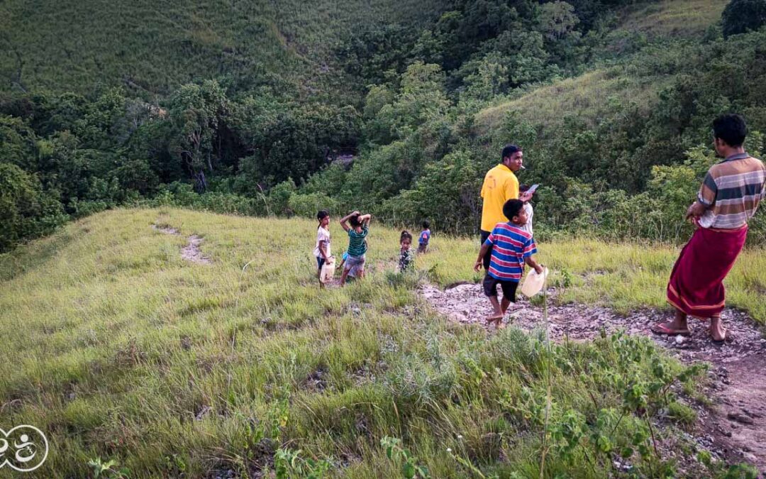 Clean water in East Sumba It is extremely difficult to find like here in the village of Lukukamaru