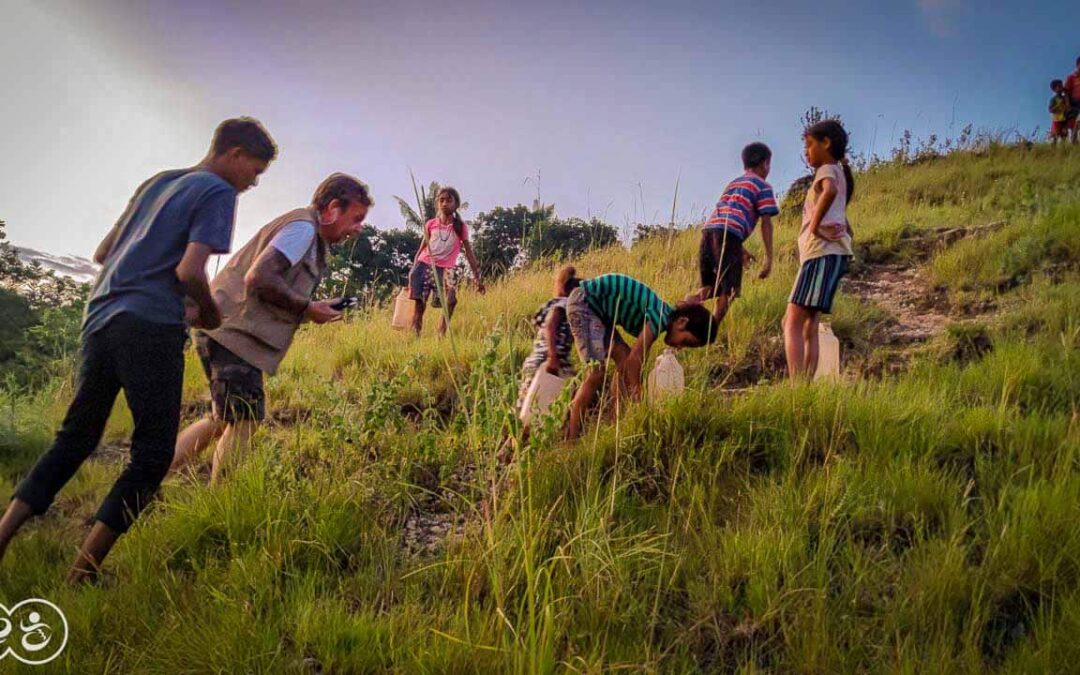 Clean water in East Sumba It is extremely difficult to find like here in the village of Lukukamaru