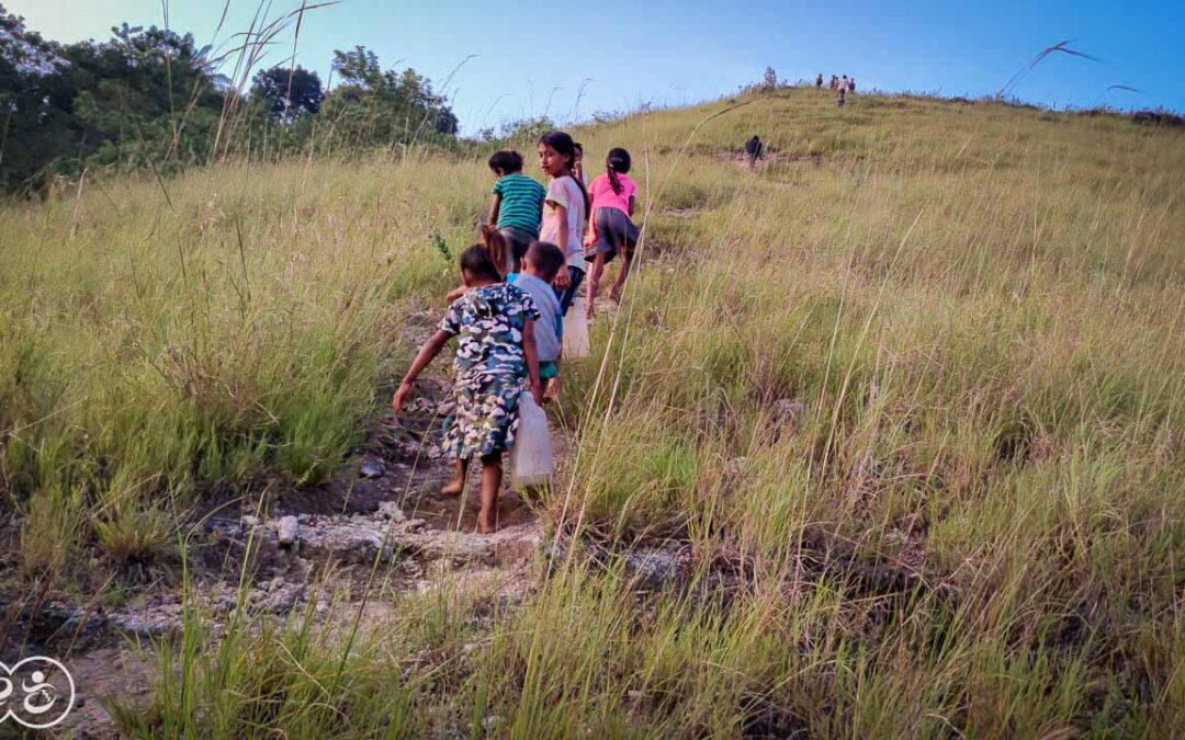 Clean water in East Sumba It is extremely difficult to find like here in the village of Lukukamaru