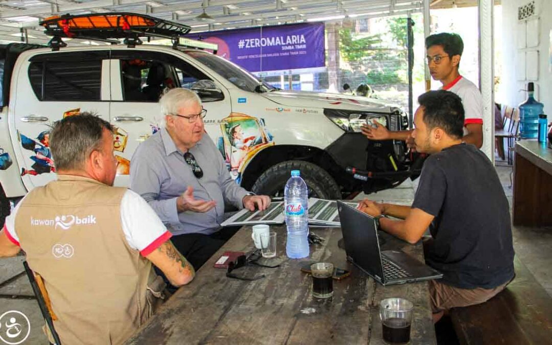 John from Rotary Australia visits programs here with Fair Future