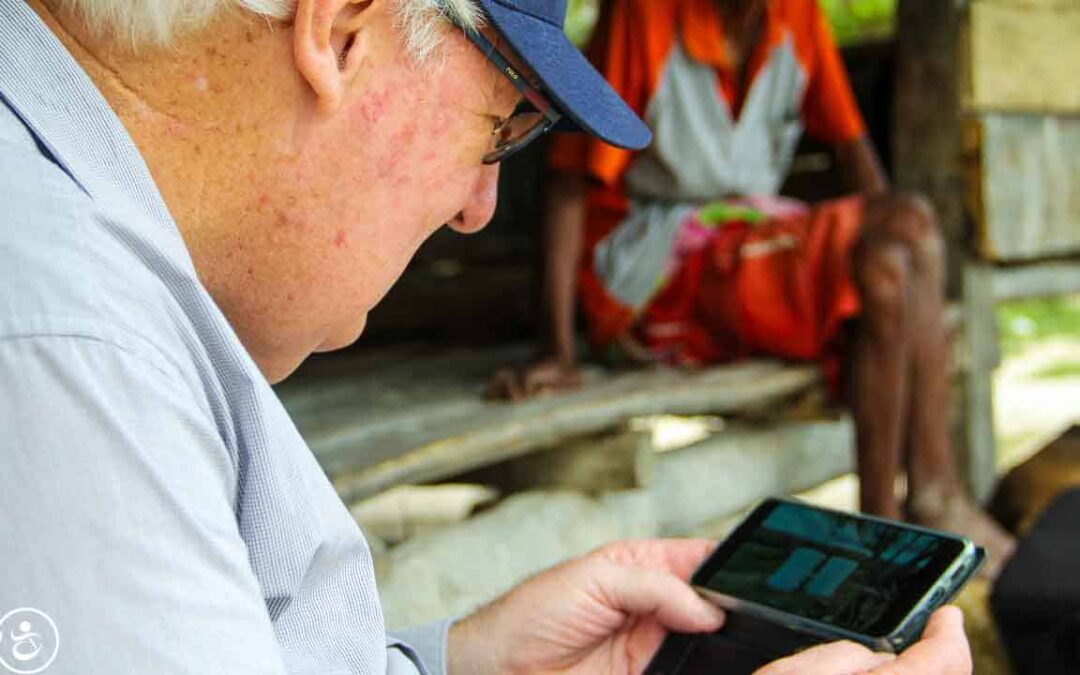 John from Rotary Australia visits programs here with Fair Future