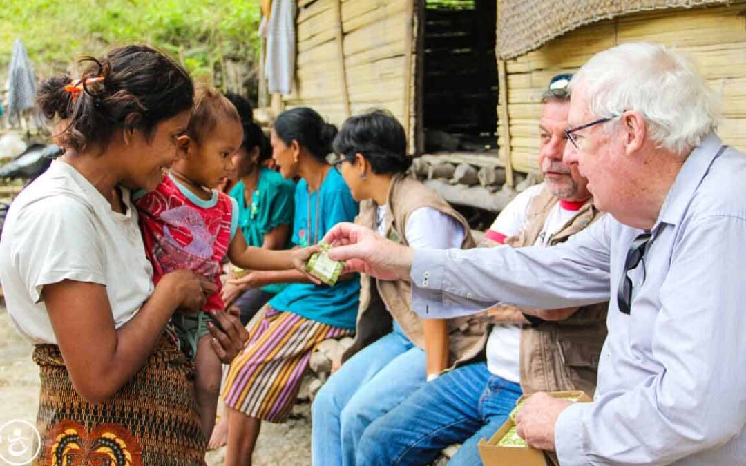 John from Rotary Australia visits programs here with Fair Future