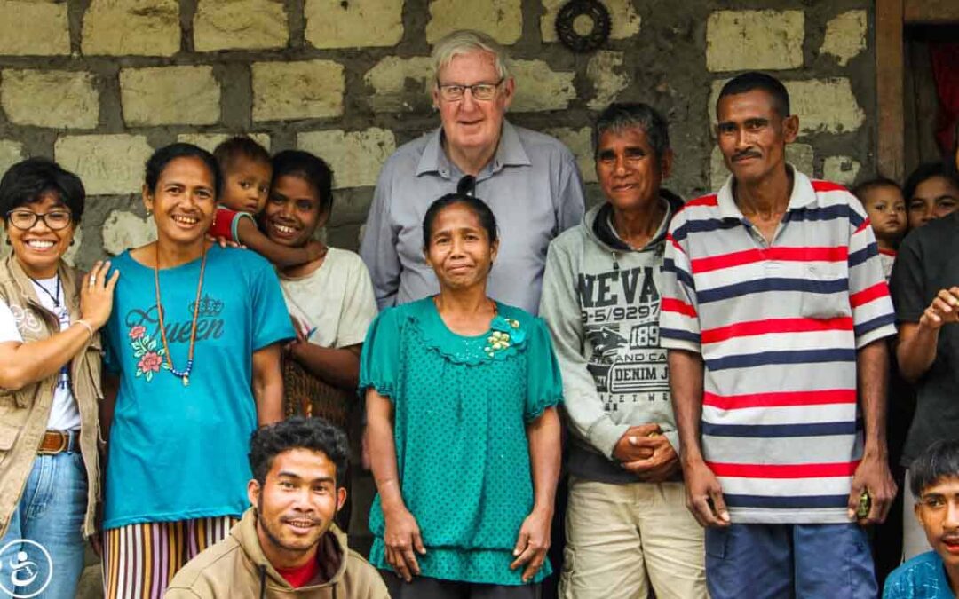 John from Rotary Australia visits programs here with Fair Future