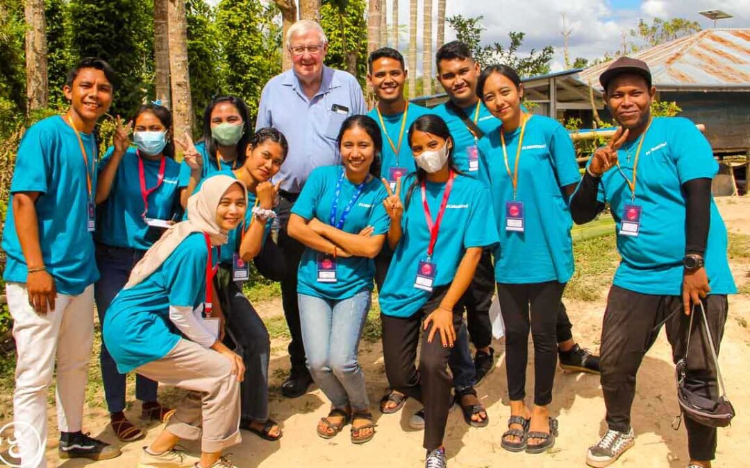 John from Rotary Australia visits programs here with Fair Future