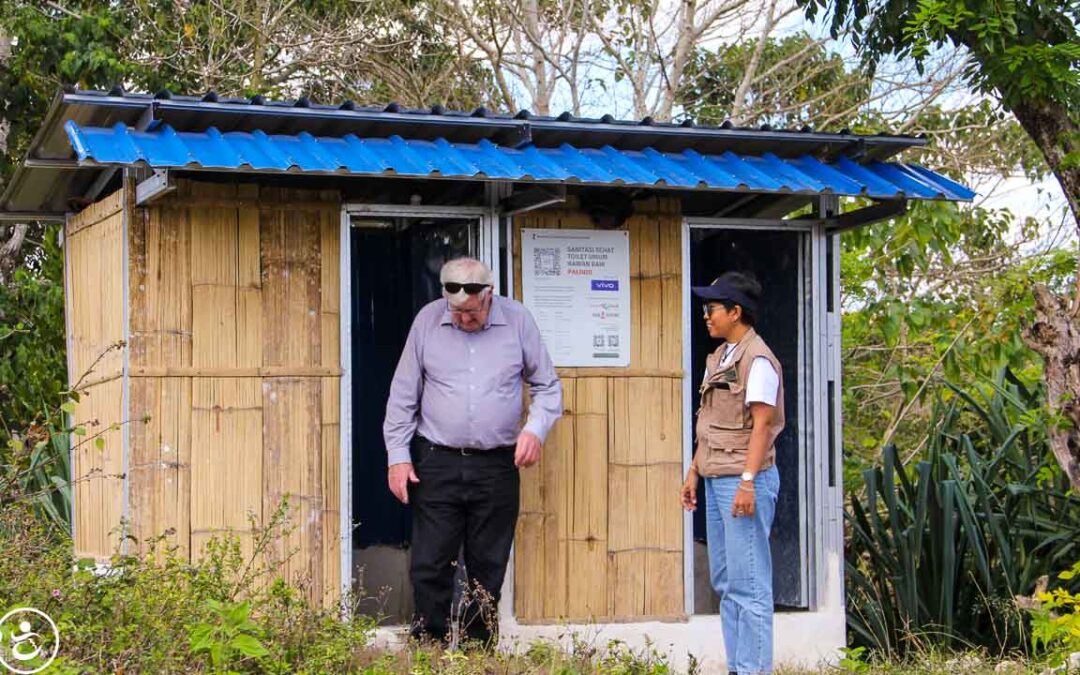 John from Rotary Australia visits programs here with Fair Future