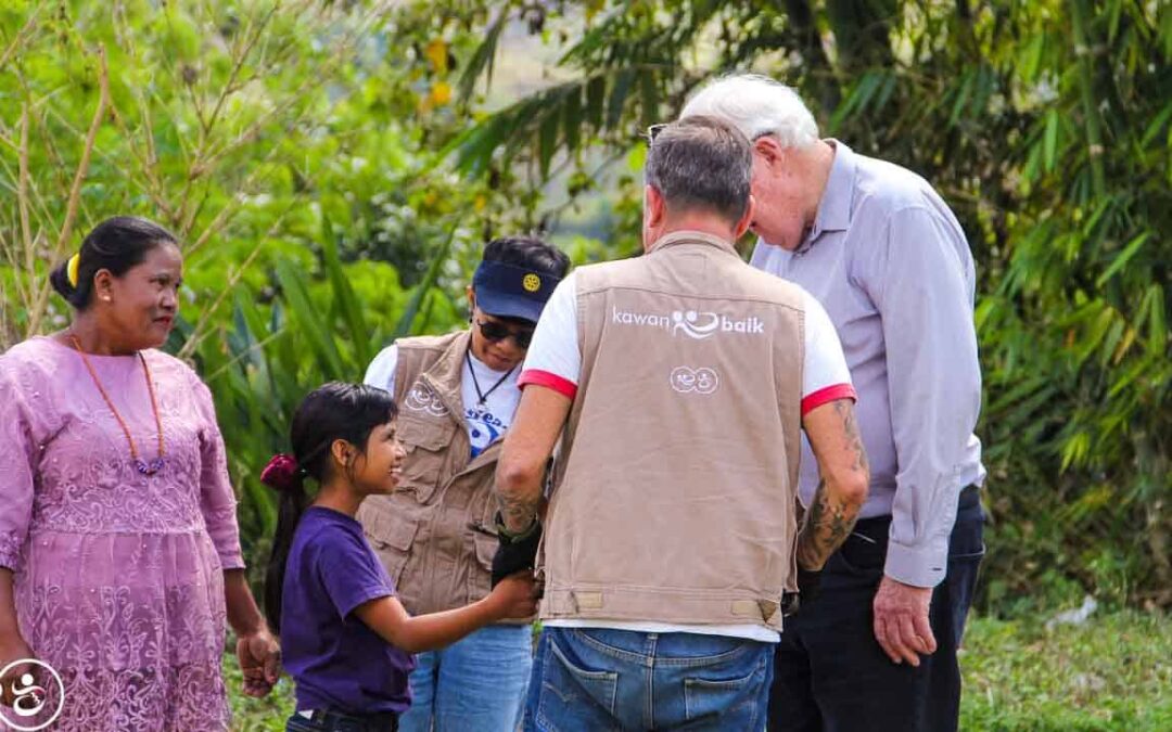 John from Rotary Australia visits programs here with Fair Future