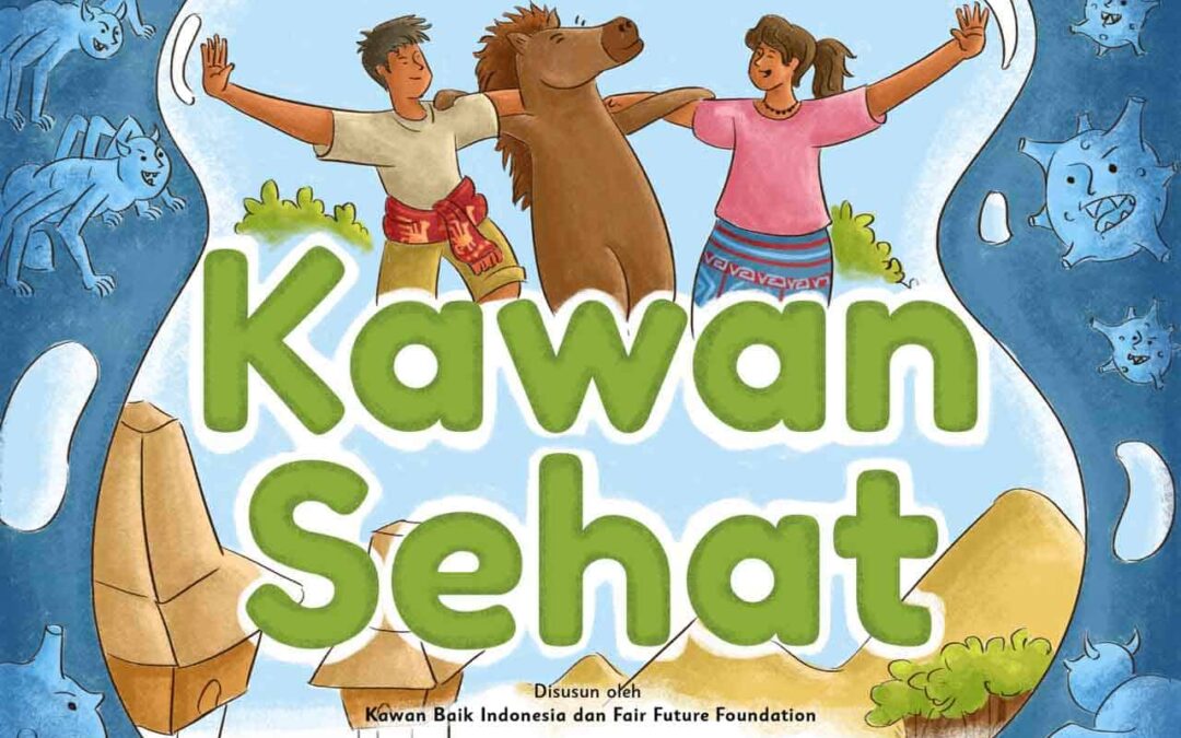 Kawan Sehat the book. Cover preview