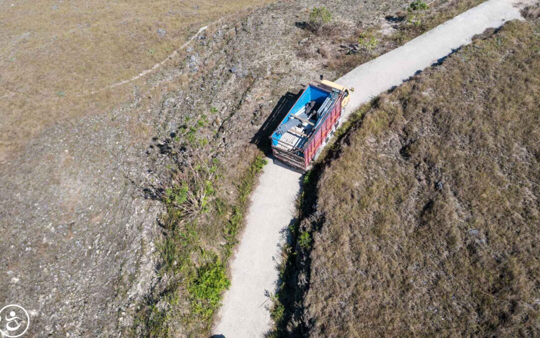 Incredible for us A first loaded truck arrives at Laindatang sa