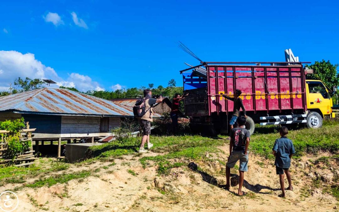 Incredible for us A first loaded truck arrives at Laindatang sa