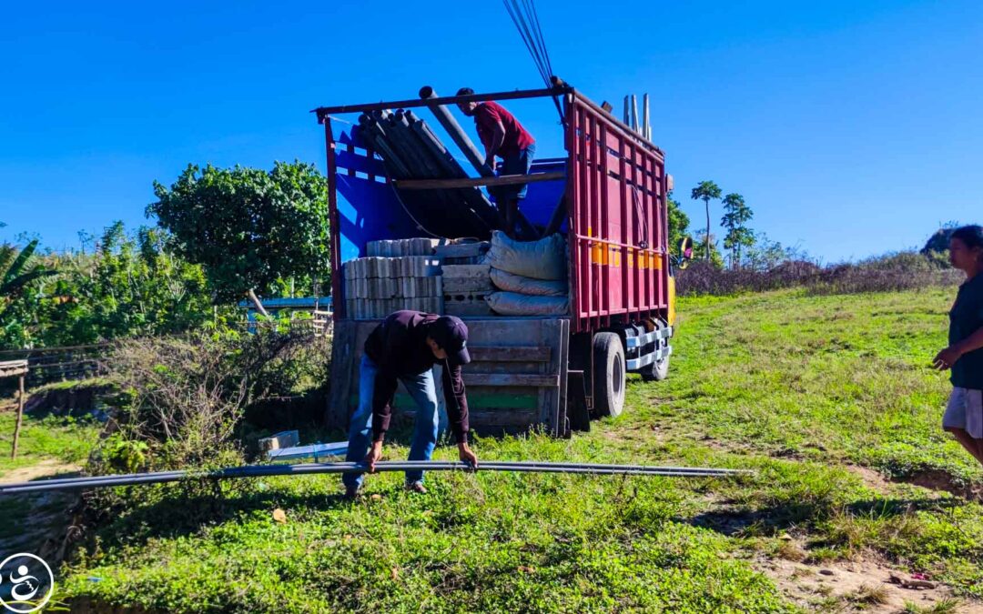 Incredible for us A first loaded truck arrives at Laindatang sa