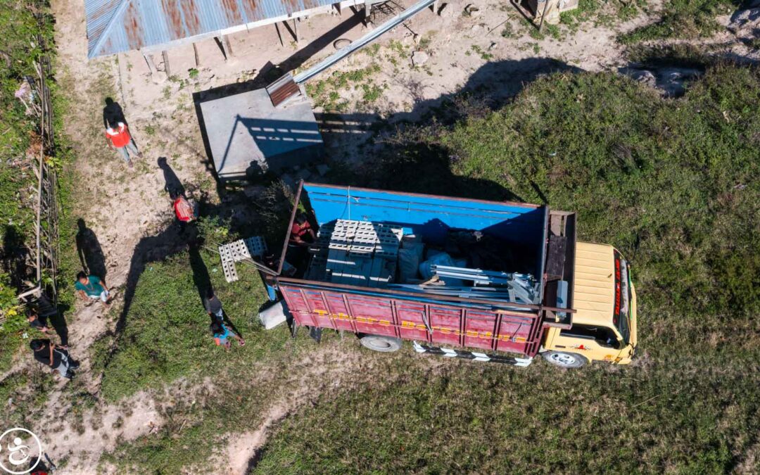 Incredible for us A first loaded truck arrives at Laindatang sa